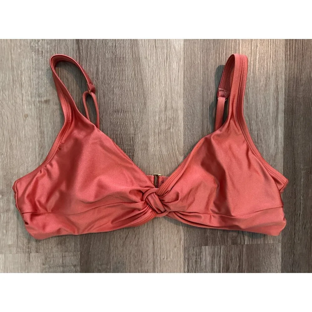 Freshwater Orange Bikini Swim Top Size XXL